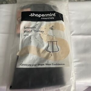 Shapermint Women's Essentials Smooth Waist Trainer Assorted Large Black NWT